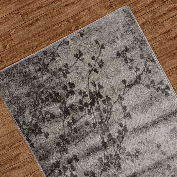 Gewebter Teppich mit Blattmuster, 91x152cm image number 6