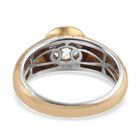 LUSTRO STELLA Hergestellt mit ZIRKONIA Solitär Ring 925 Silber Zweifarbige Beschichtung (Größe 22.00) ca. 3,35 ct image number 4