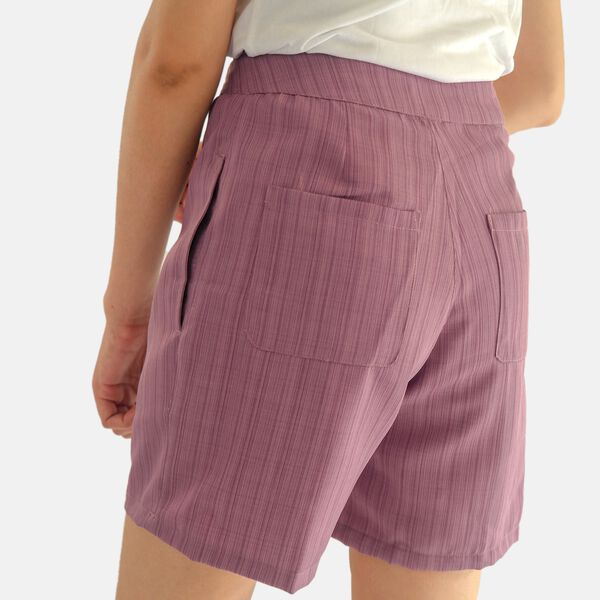 Unifarbene Shorts f&uuml;r Frauen, Gletschergrau, Violett, Gr&ouml;&szlig;e 36 image number 4