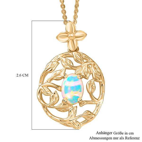AA Natürlicher, äthiopischer Welo Opal Anhänger mit 50cm Kette - 0.55 ct image number 6