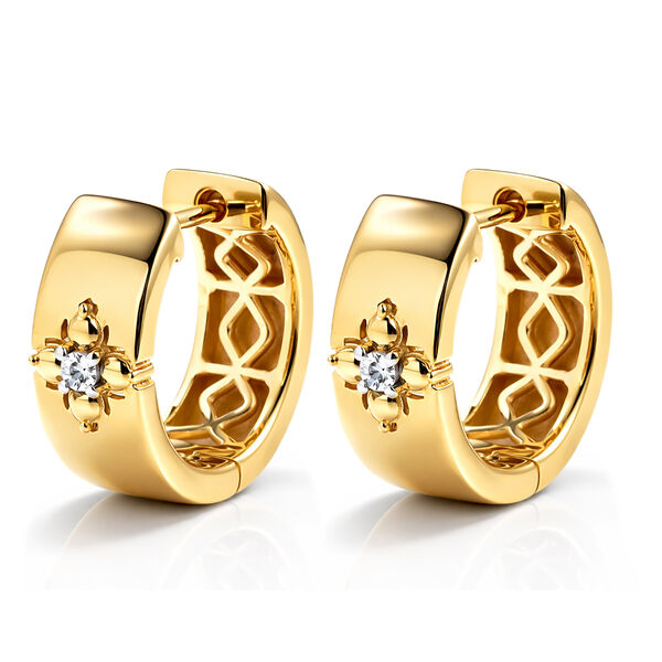 EverTrue Diamant Creolen image number 3