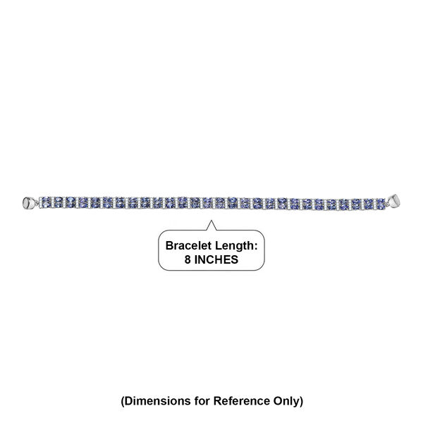 D'Joy Tansanit und Moissanit 20cm Armband - 13,63 ct. image number 5