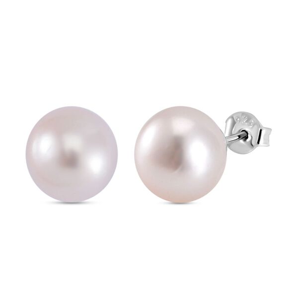 Wei&szlig;e Edison Perle Ohrringe