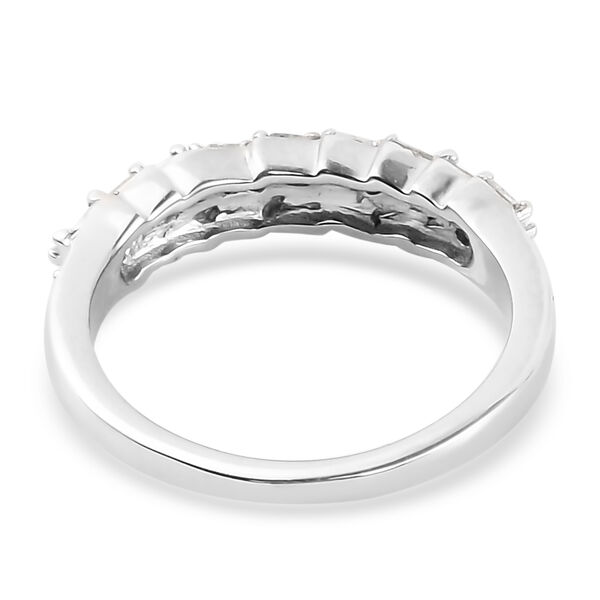 Diamant Cluster Ring 925 Silber Platin-&Uuml;berzug image number 5