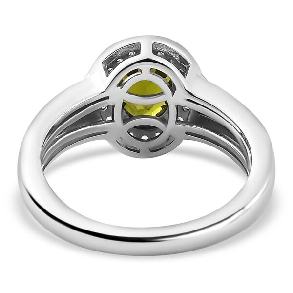 AA Vesuvianit und Zirkon Ring- 1,72 ct. image number 6