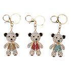 Set of 3 Schlüsselanhänger mit Strass - Teddy Bär, ca. 13?cm