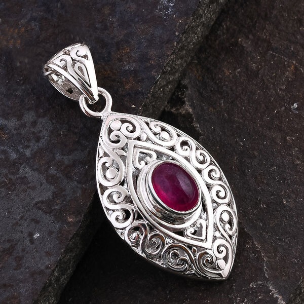 Royal Bali Kollektion- afrikanischer Rubin-Anh&auml;nger - 2,10 ct. image number 1