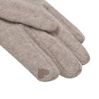 LA MAREY - Kaschmirwolle Handschuhe mit Schnalle, Größe 23x9 cm, Beige image number 3