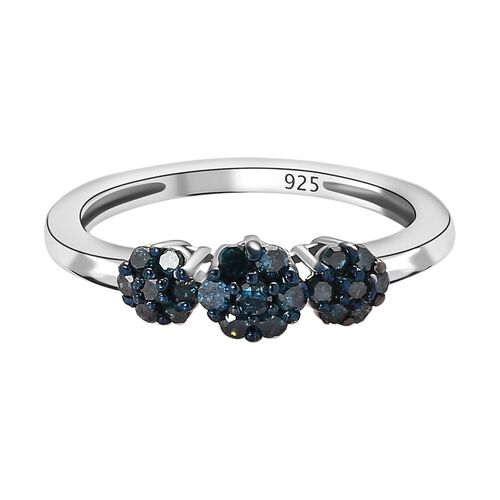 Blauer Diamant-Ring - 0,25 ct. image number 0