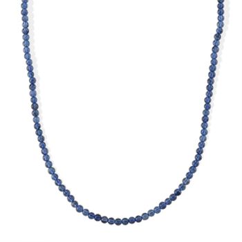 D'Joy Aquamarin Halskette ca. 50 cm + 5 cm Extender 925 Silber Rhodiniert ca. 105.00 ct