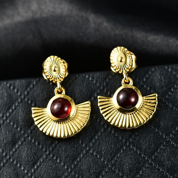 EverTrue AA rote Granat Ohrringe - 1,10 ct.