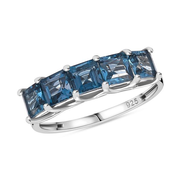 AA London Blautopas Ring - 2,08 ct. image number 4