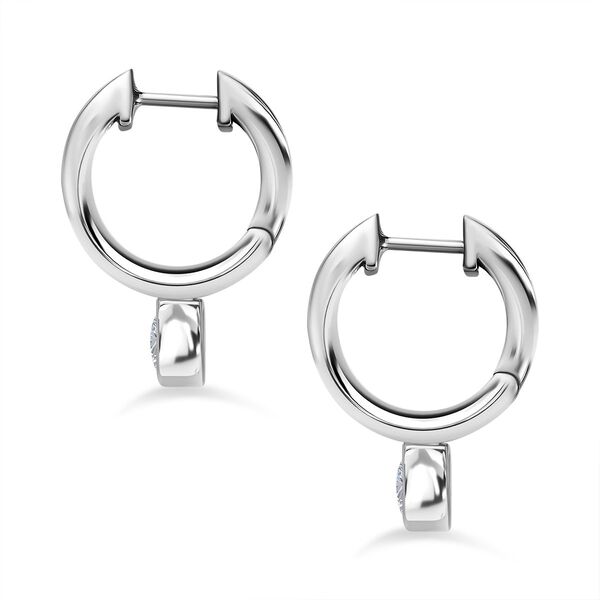 Solit&auml;r Moissanit Ohrringe - 0,87 ct. image number 3