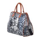 Handtasche mit Leopardenmuster, Weiß und Schwarz image number 6