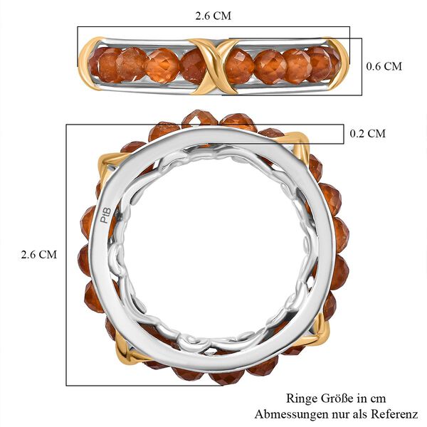 Hessonit Granat Ring - 8 ct. image number 7