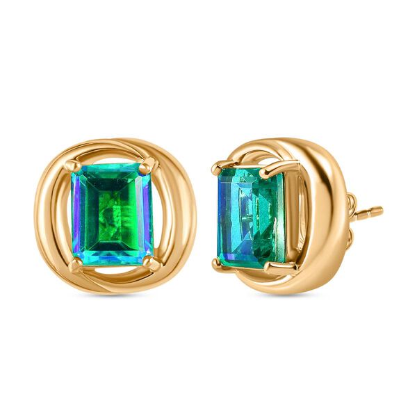 Pfau Triplett Quarz Ohrringe - 5,85 ct.