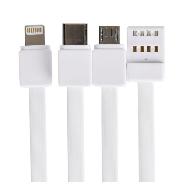 10.000mAh Solar Powerbank, multifunktional mit integrierten Kabeln und LED-Digitalanzeige, wei&szlig; image number 6