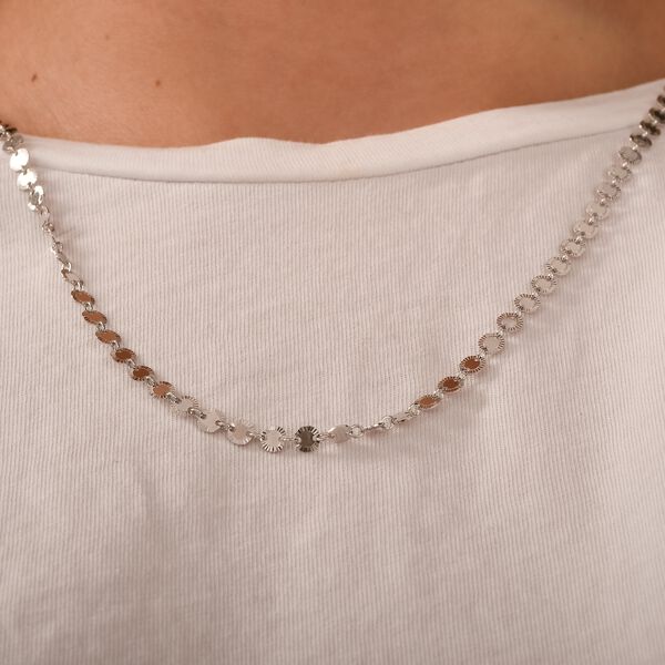 925 Silber rhodiniert Kette ca. 45 cm ca. 5,80g image number 2