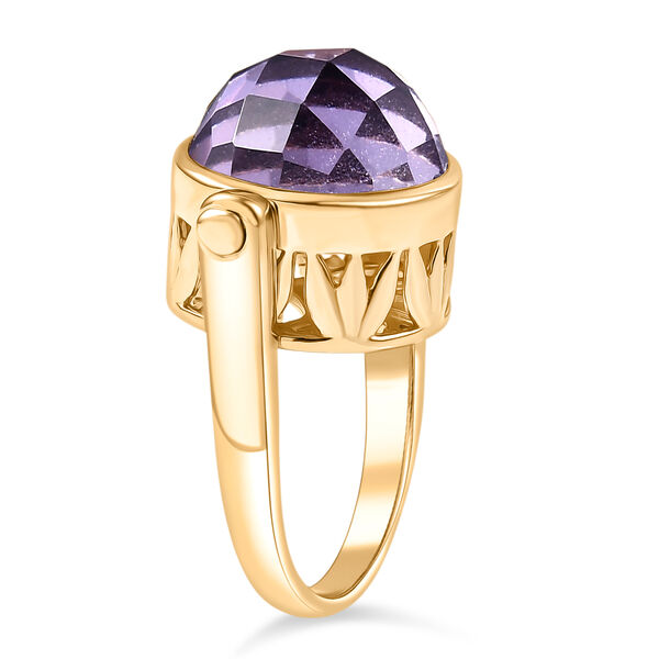 EVER TRUE Rose De France Amethyst Ring Nickelfreies Messing (Gr&ouml;&szlig;e 19.00) ca. 12,95 ct image number 4