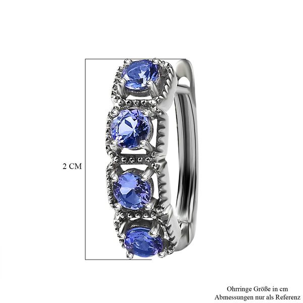 Tansanit Ohrringe - 1,39 ct. image number 4