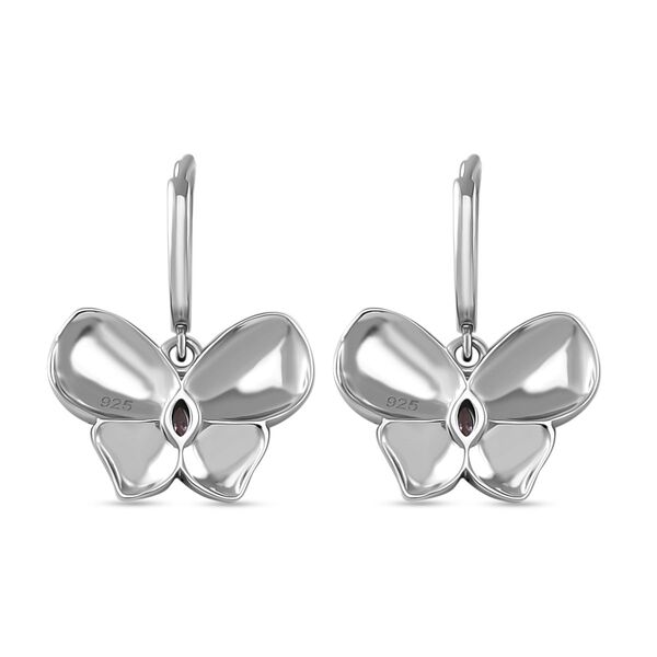 Grüne und weiße Zirkonia Ohrhänger image number 5