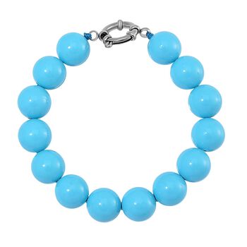 Sleeping Beauty t&uuml;rkisfarbenes Muschelkernperle Armband
