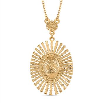 Blaue und wei&szlig;e Kristall-Halskette, 50 cm