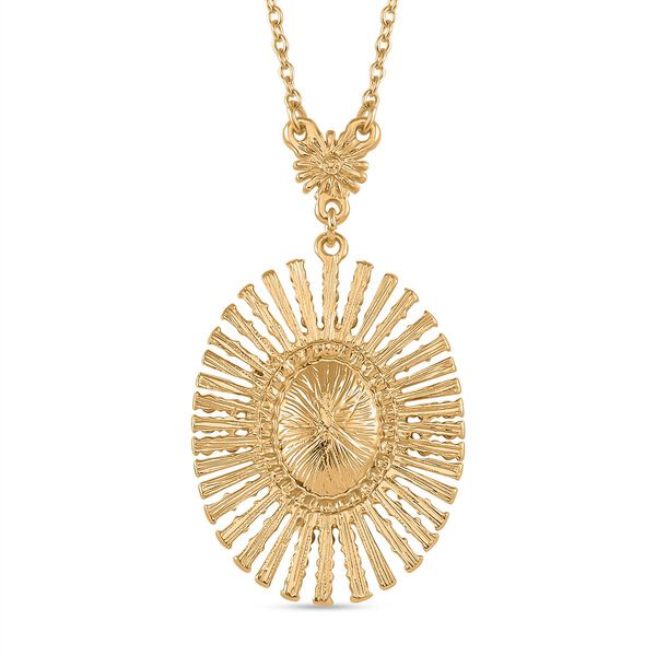 Blaue und wei&szlig;e Kristall-Halskette, 50 cm image number 4