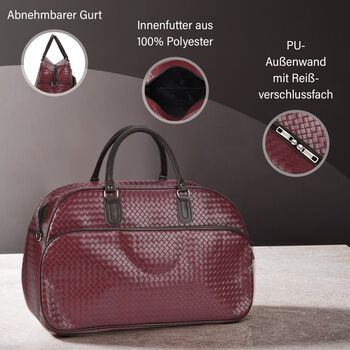 Kleine Reisetasche, Bordeaux