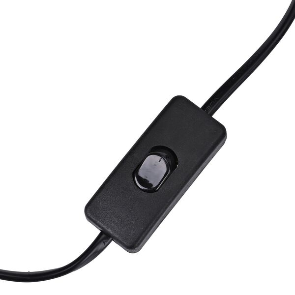 Handgefertige Tiffany-Stil Tischlampe, Buntglas, Antik-Design, Braun image number 9