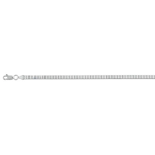 925 Silber rhodiniert Kette ca. 45 cm+ 5 cm Extender, ca. 9,30g image number 0