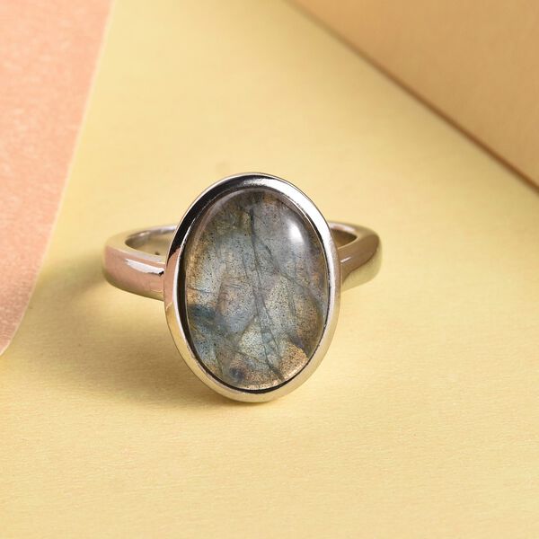 Labradorit Ring  (Gr&ouml;&szlig;e 16.00) ca. 7,08 ct image number 2