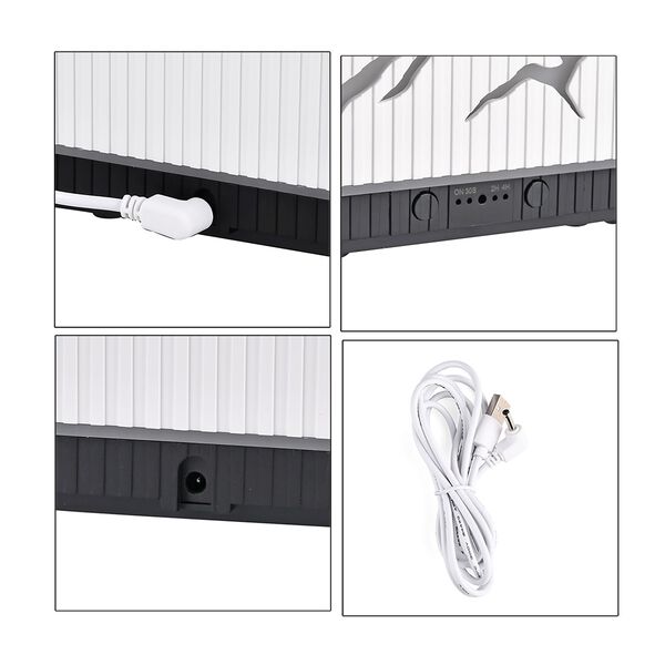 Aroma-Luftbefeuchter mit Doppel-Spr&uuml;hfunktion, LED-Licht und 10 Duft&ouml;len, 200 ml image number 7