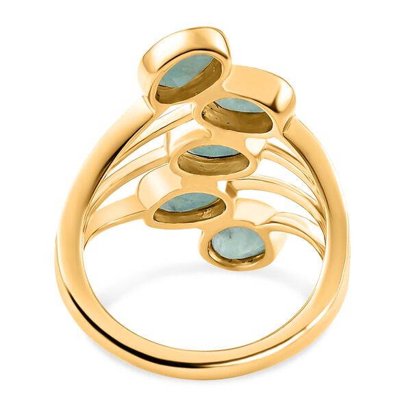 Grandidierit-Ring, 925 Silber vergoldet (Größe 16.00) ca. 2,27 ct image number 6