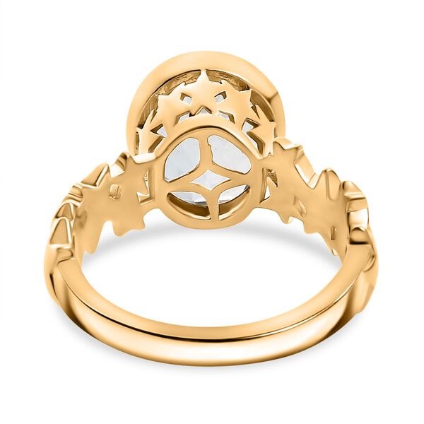 Himmelblauer Topas Ring Messing (Größe 18.00) ca. 3,50 ct image number 5