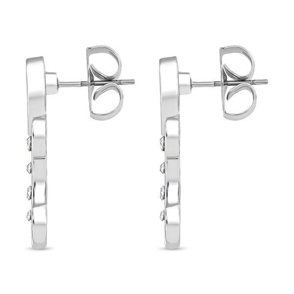 J Francis gefertigt mit SWAROVSKI- Abalone Muschel und wei&szlig;er Kristall Ring und Ohrringe image number 4