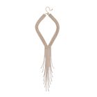 Designer inspirierte Kristall-Halskette, ca. 45 cm