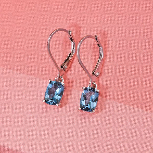 AAA London Blau Topas Ohrringe - 1,99 ct. image number 1