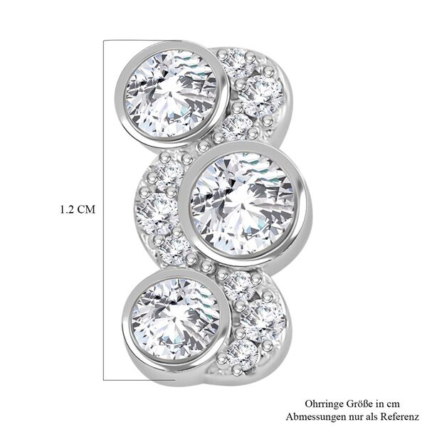 Moissanit Ohrringe - 0,73 ct. image number 6