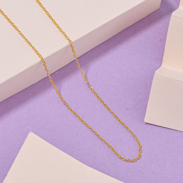 925 Silber vergoldetKette ca. 50 cm image number 2