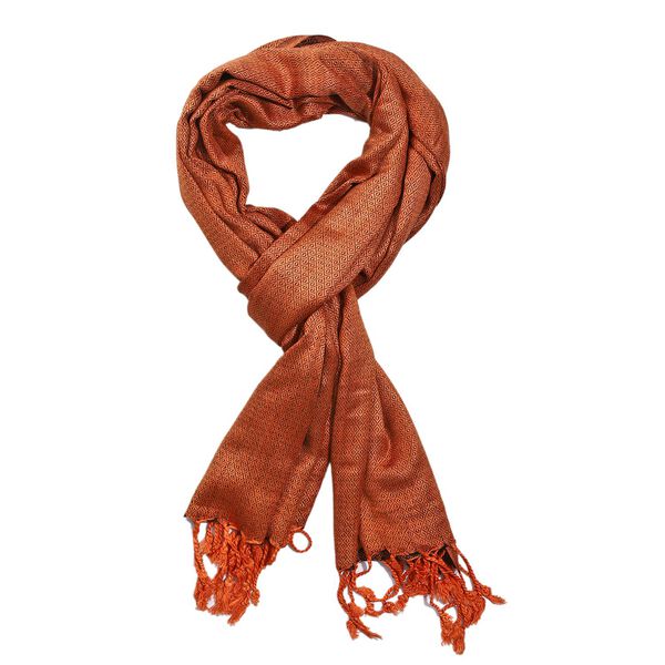 Doppelgewebter Schal, braun image number 5