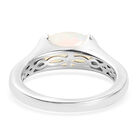 Natürlicher Äthiopischer Opal Ring 925 Silber Zweifarbige Beschichtung image number 5