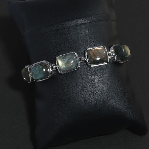 Labradorit Armband, 26.67 cm - 39,55 ct. image number 3