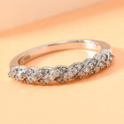 Diamant Ring 925 Silber platiniert  ca. 0,20 ct image number 1
