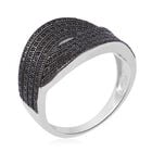 Schwarzer Spinell Ring 925 Silber rhodiniert  ca. 1,16 ct image number 2