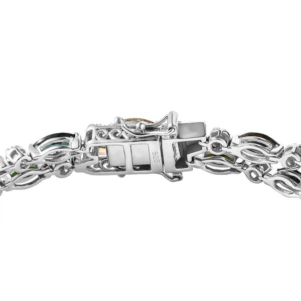 Multi-Turmalin und Zirkon 19cm Armband - 12 ct. image number 4