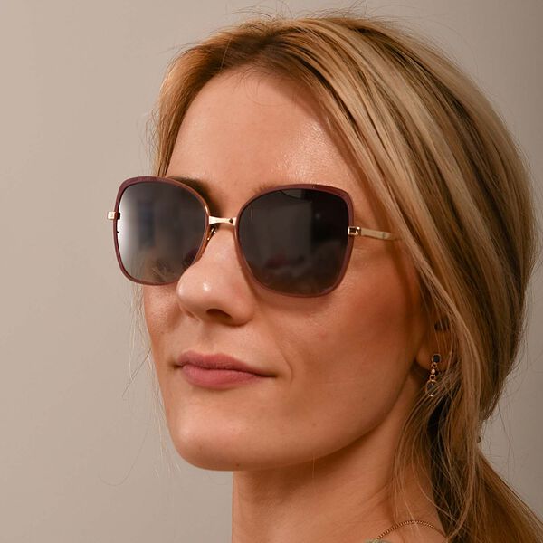 Sole und Luce - Swiss Eyewear - Graue Transparent-Polarisierende Sonnenbrille mit Rauch-/Schwarzt&ouml;nung image number 2