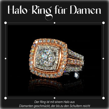 New York Kollektion- P1 GH Diamant Ring in 585 Wei&szlig;- und Gelbgold - 1,50 ct.
