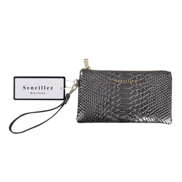 SENCILLEZ - 100% Leder Clutch