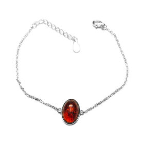 Natürliches baltisches Bernstein Armband, 16,5+2,5 cm